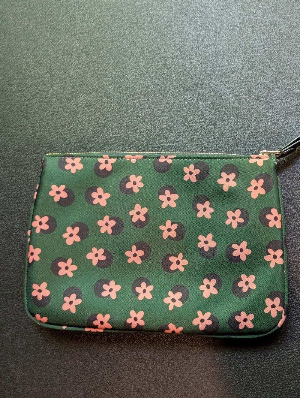 Kate Spade Green Floral Wristlet Pouch - Picture 2 of 7